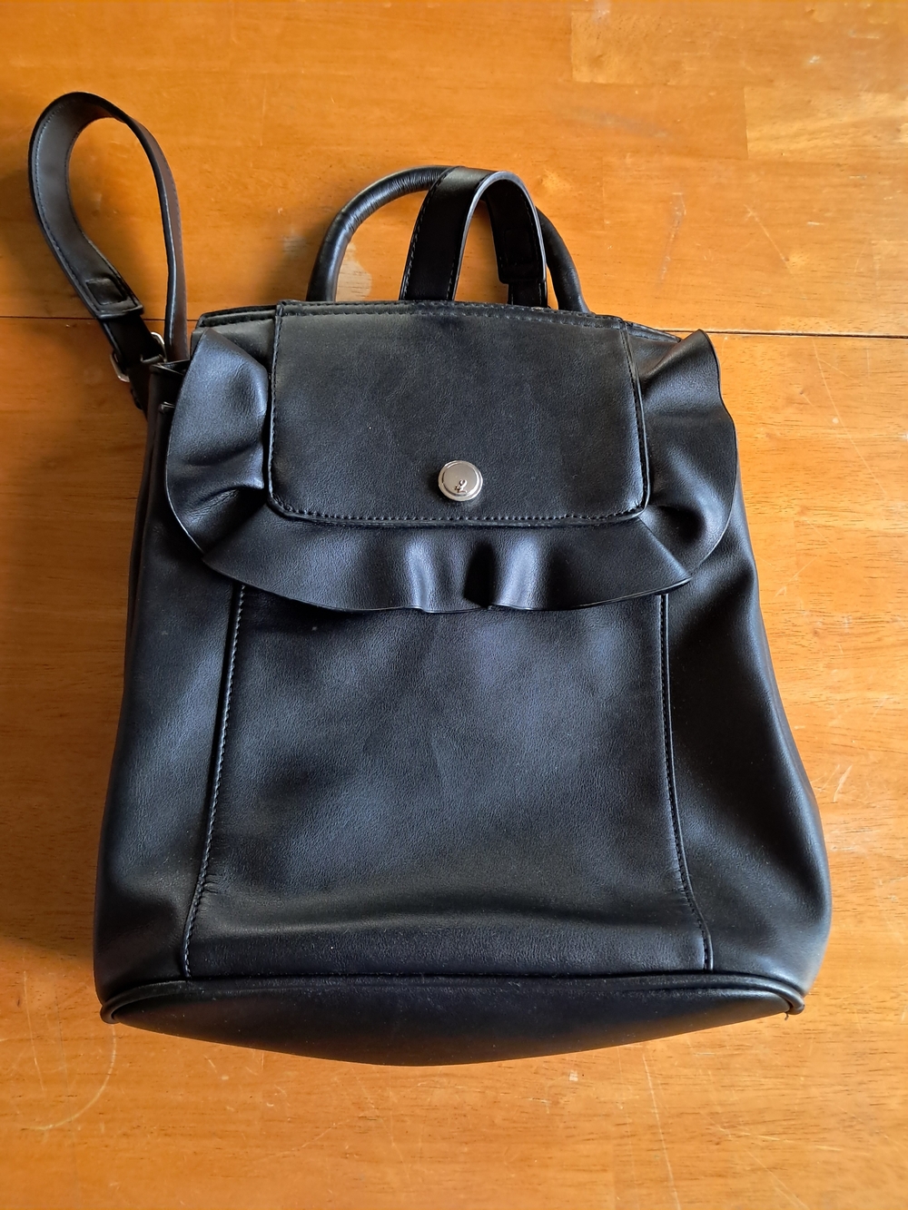 Nine West Ruffle-Trim Mini Backpack - Picture 10 of 11